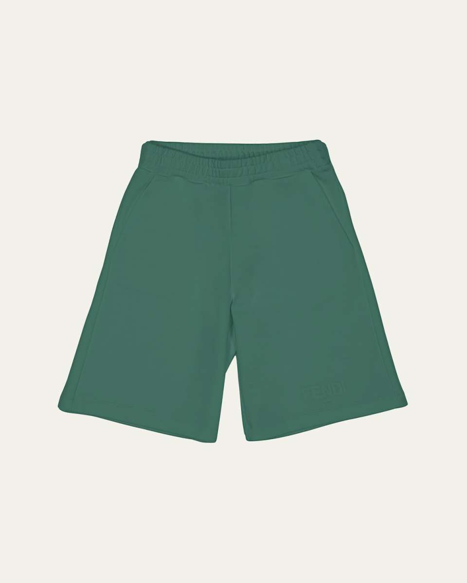 Boy's Logo-Print Sweat Shorts, Size 5-